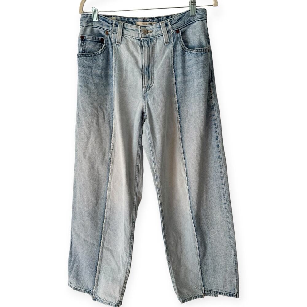 Levi’s Baggy Dad Jeans Recrafted Crop Light Wash Size 28